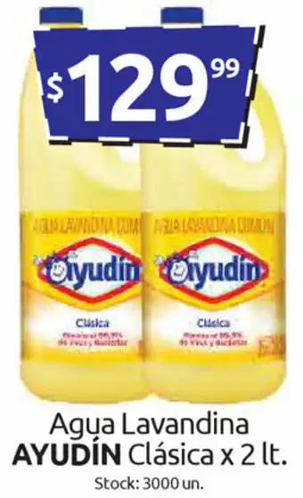 Cordiez Ayudin Agua Lavandina clásica x 2lt oferta