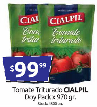 Cordiez Cialpil Tomate Triturado Doy Pack x 970gr oferta
