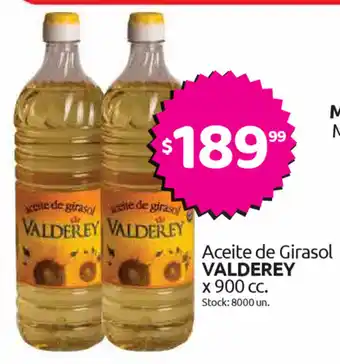 Cordiez Valderey Aceite de Girasol x 900cc oferta
