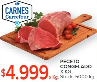 Carrefour PECETO CONGELADO X KG oferta