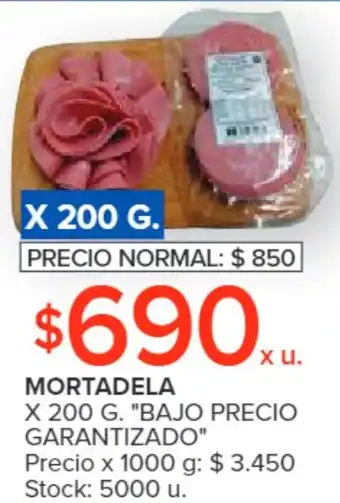 Carrefour MORTADELA X 200G oferta