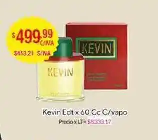 Medamax Kevin Edt x 60 cc C/vapo oferta