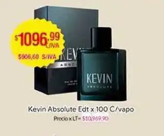 Medamax Kevin Absolute Edt x 100 C/vapo oferta