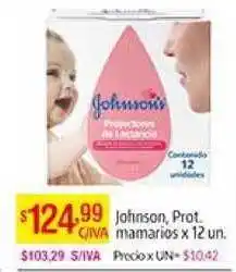 Medamax Johnson Prot. Mamarios x 12un oferta