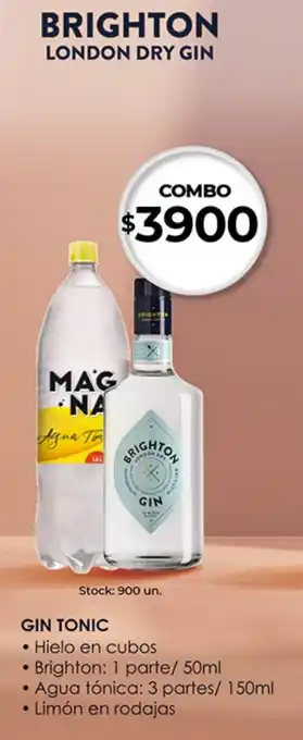 Supermercados Tadicor BRIGHTON LONDON DRY GIN oferta