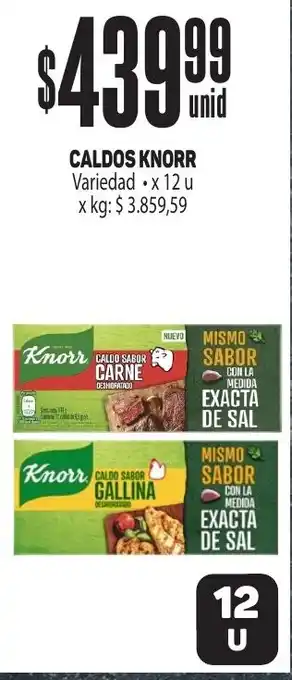 Makro CALDOS KNORR Variedad x 12u oferta