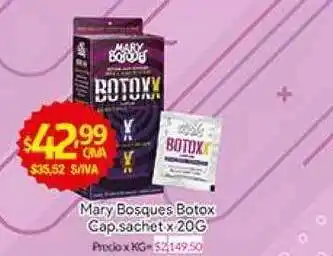 Medamax Mary Bosques Botox Cap. Sachet x 20G oferta
