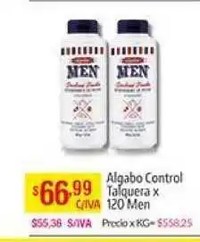 Medamax Algabo Control Talquera x 120 Men oferta