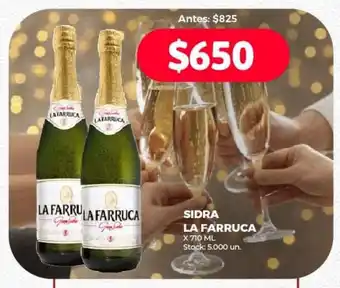 Supermercados Tadicor SIDRA LA FARRUCA X 710 ML oferta