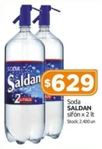 Cordiez Soda SALDAN sifón x 2 lt oferta