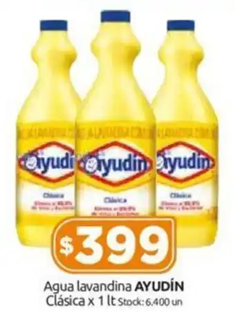 Cordiez Agua lavandina AYUDÍN Clásica x 1 lt oferta