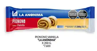La Anonima PIONONO VAINILLA "LA ANÓNIMA" X 200 G. oferta