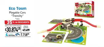 La Anonima Eco Town Plegable Cars "Trencity" oferta