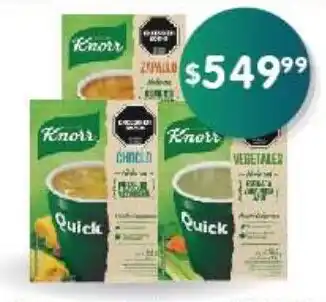 Supermercados Buenos Días Sopa instantánea KNORR QUICK toda la variedad x 5 u oferta