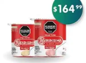 Supermercados Buenos Días Yogur entero LA SERENISIMA Clásico firme x 120 g oferta