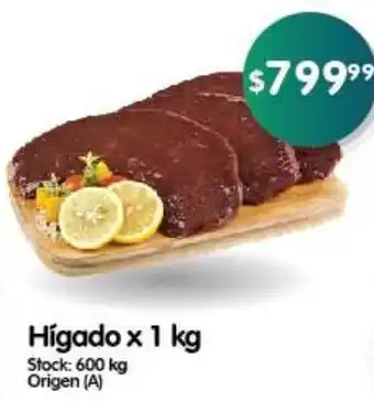 Supermercados Buenos Días Hígado x 1 kg oferta