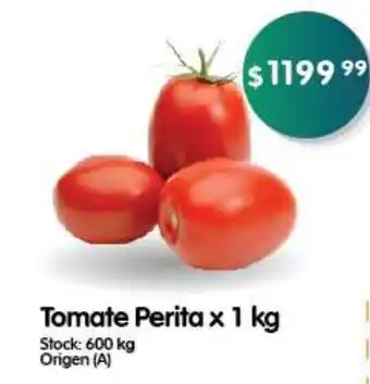 Supermercados Buenos Días Tomate Perita x 1 kg oferta
