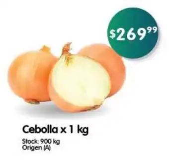 Supermercados Buenos Días Cebolla x 1 kg oferta