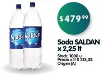 Supermercados Buenos Días Soda SALDAN x 2,25 It oferta