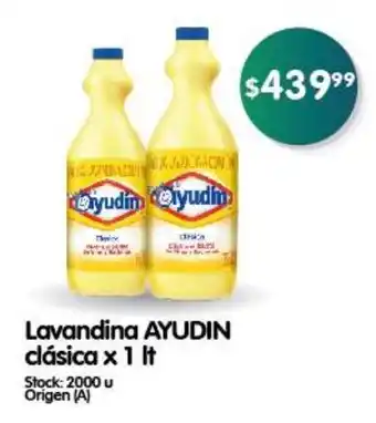 Supermercados Buenos Días Lavandina AYUDIN clásica x 1 It oferta