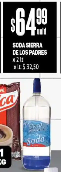 Makro Soda Sierra De Los Padres x 2 lt oferta
