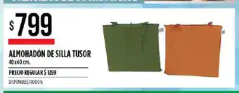 Supermercados Vea Almohadón De Silla Tusor 40x40 cm. oferta