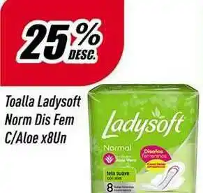 Toalla Ladysof Norm Dis Fem C-Aloe X8Un