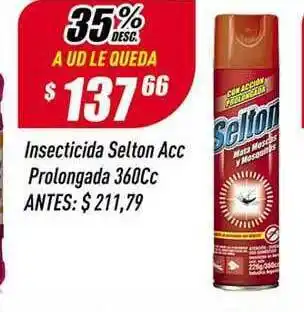 Supermercados Comodin Insecticida Selton Acc Prolongada 360Cc oferta