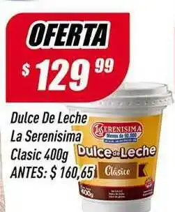 Supermercados Comodin Dulce De Leche La Serenisima Clasic 400g oferta