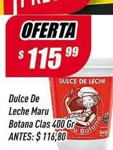 Supermercados Comodin Dulce De Leche Maru Botana Clas 400gr oferta