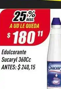 Supermercados Comodin Edulcorante Sucaryl 360cc oferta