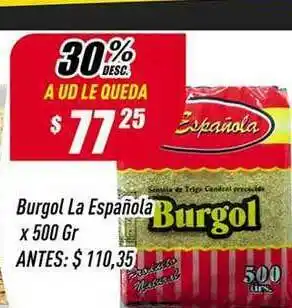 Supermercados Comodin Burgol La Española x 500gr oferta