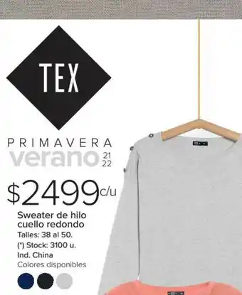 Carrefour Sweater De Hilo Cuello Redondo oferta
