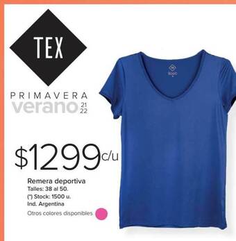 Carrefour Remera Deportiva oferta