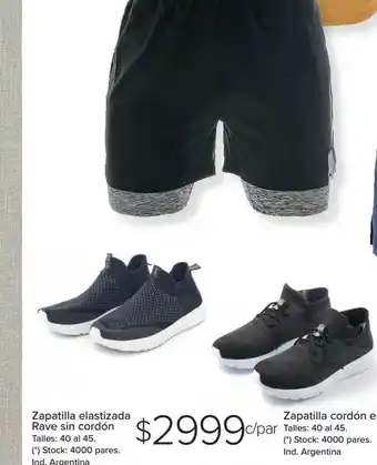 Carrefour Zapatilla Elastizada Rave Sin Cordón O Zapatilla Cordón Elástico oferta