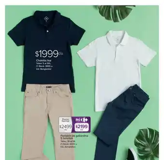 Carrefour Chomba Lisa Pantalón De Gabardina 5 Bolsillos oferta