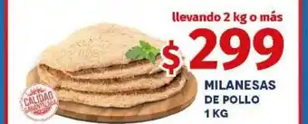 Yaguane Supermercados Milanesas De Pollo 1kg oferta