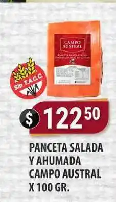Panceta Salada Y Ahumada Campo Austral X 100 Gr.