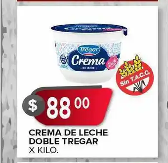 Supermercados Mayor Crema De Leche Doble Tregar X Kilo oferta