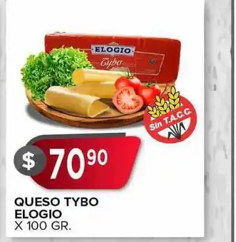 Supermercados Mayor Queso Tybo Elogio X 100 Gr. oferta