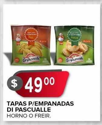 Supermercados Mayor Tapas P-empanadas Di Pascualle Horno O Freir. oferta