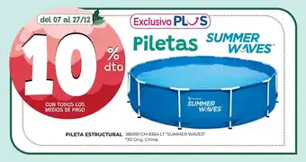 La Anonima Piletas SUMMER WAVES oferta