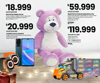 Changomas PELUCHE DE ANIMAL 80 CM oferta