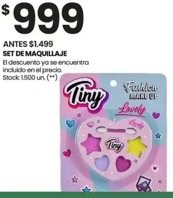 Changomas SET DE MAQUILLAJE oferta