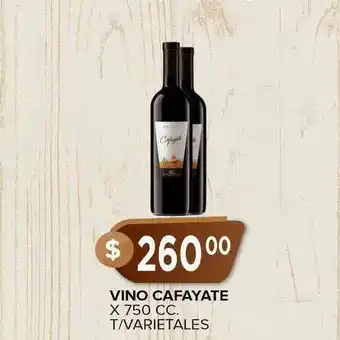 Supermercados Mayor Vino Cafayate X 750 Cc. oferta