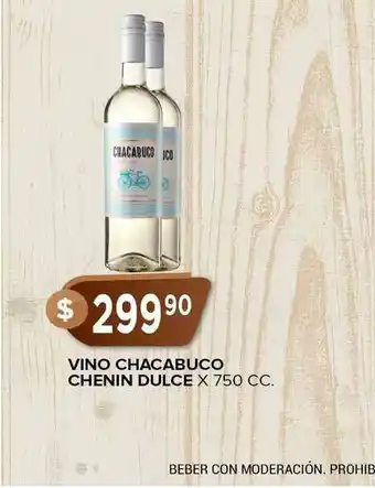 Vino Chacabuco Chenin Dulce X 750 Cc.