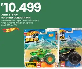 Changomas HOTWHEELS MONSTER TRUCK oferta