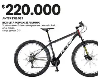 Changomas BICICLETA RODADO 29 ALUMINIO oferta