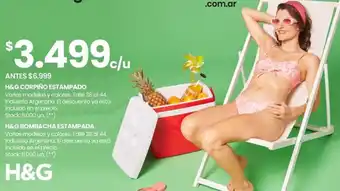 Changomas H&G CORPIÑO ESTAMPADO oferta