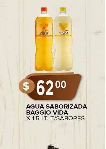 Supermercados Mayor Agua Saborizada Baggio Vida X 1,5 Lt. T-sabores oferta
